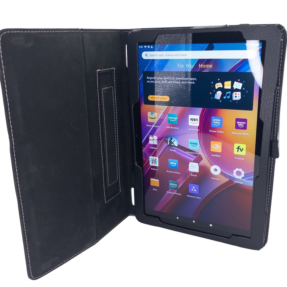 Amazon Fire HD 10 13th Gen 64GB WiFi Tablet Black with Case